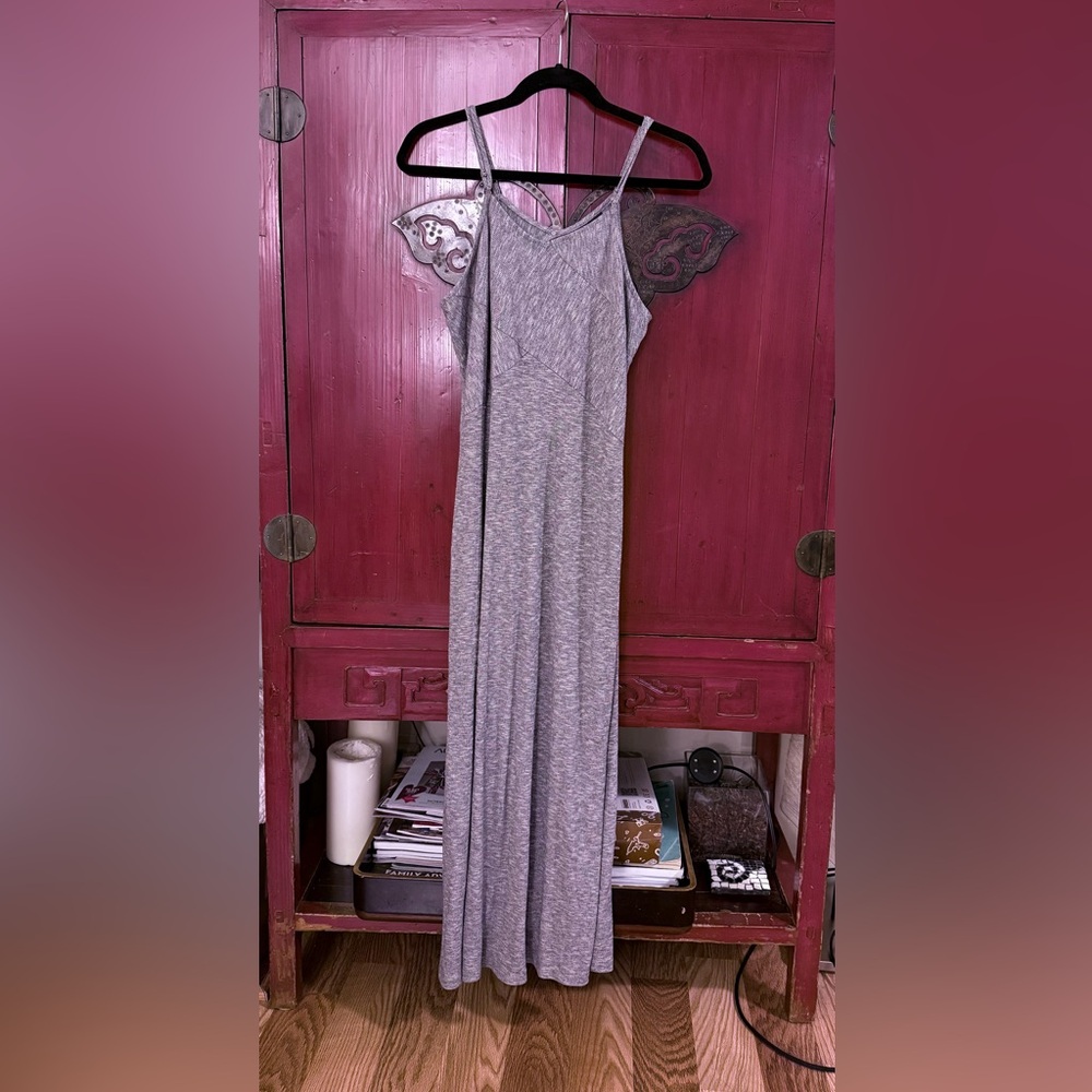 Mossimo Dress Sleeveless Knit Maxi V-Neck Empire Waist
